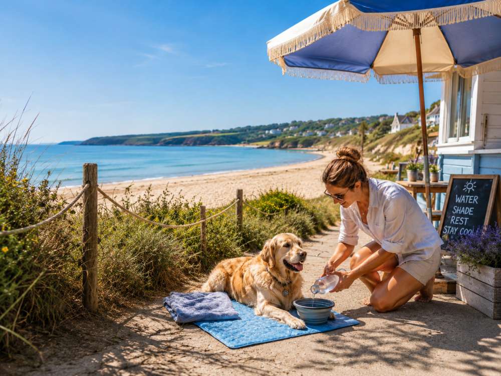 Keeping Your Pets Safe During a Heatwave on Holiday in Cornwall